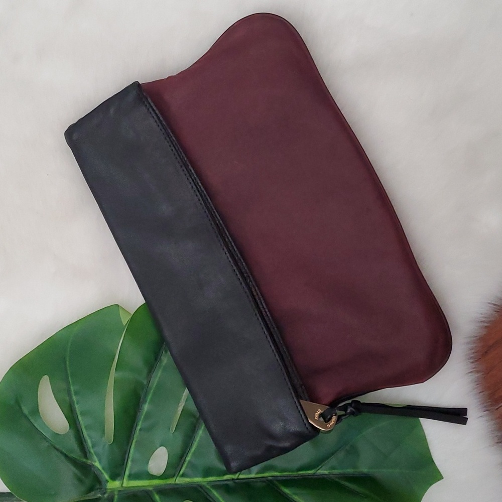 Joelle Hawkens Leather Clutch